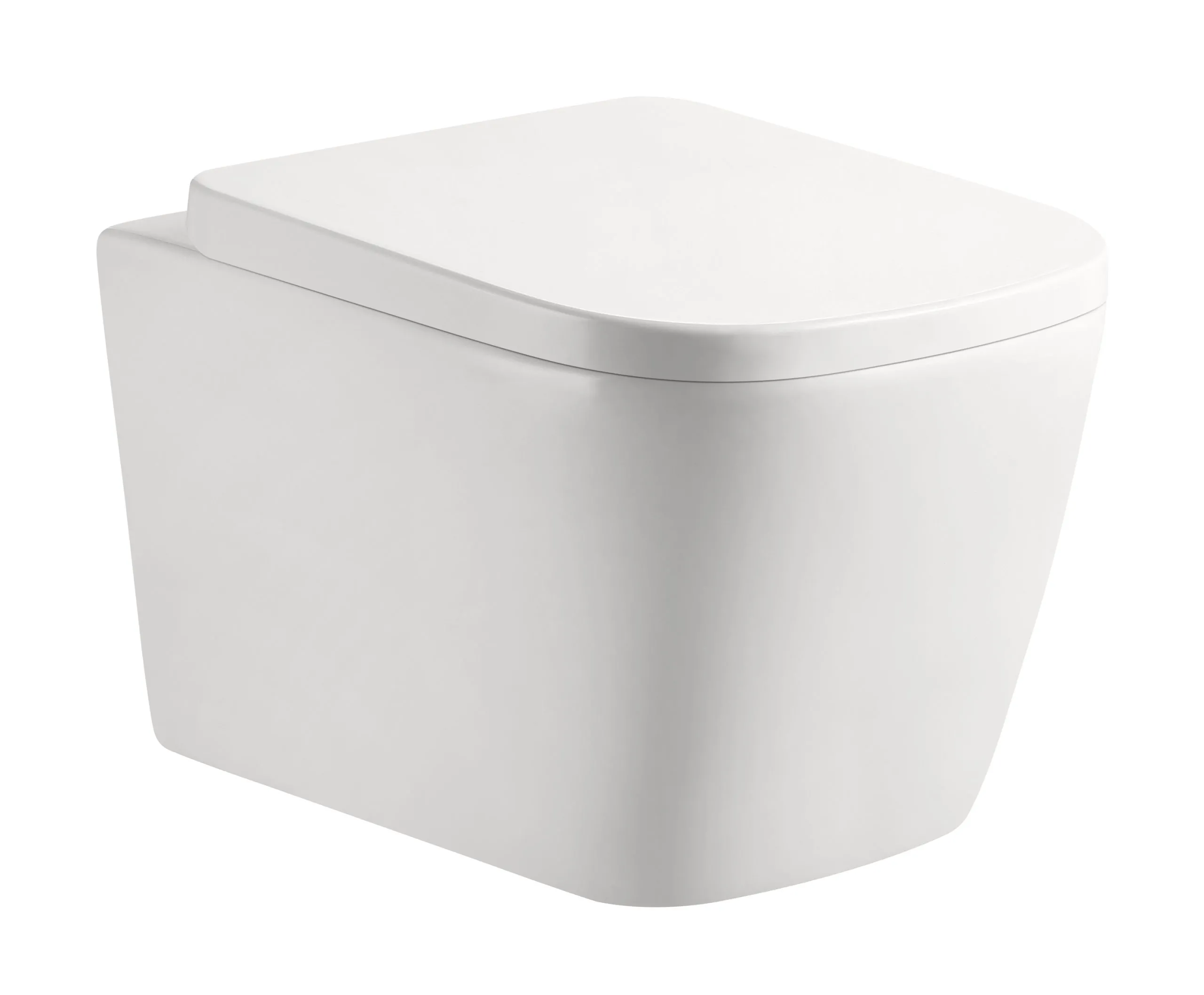 Wand-Tiefspül-WC Soft-Edge „AqvaCeramica“ 36,5 cm ohne Spülrand