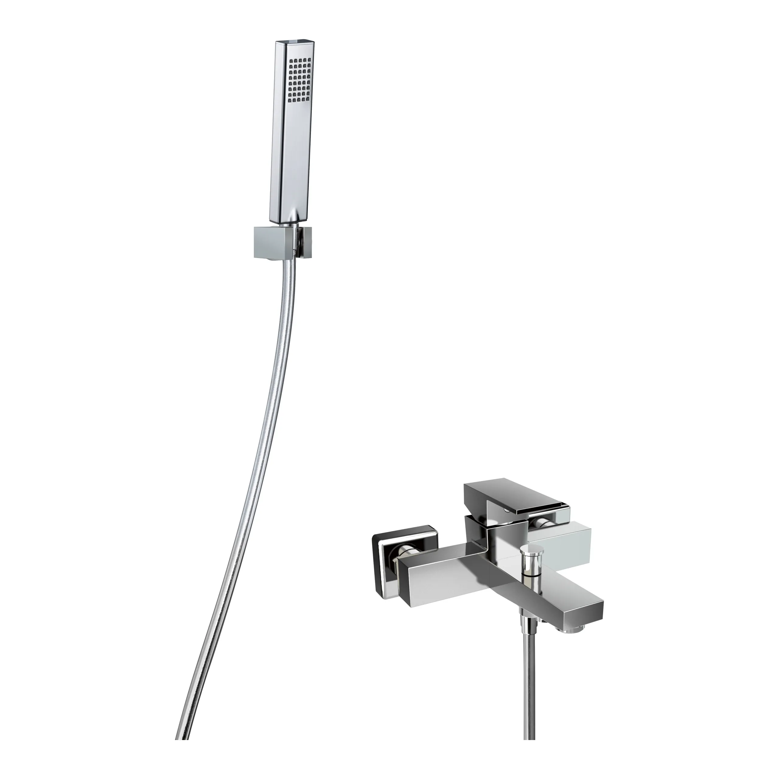 HSK Armatur „Shower-Set“ 3.09 Eckig in chrom