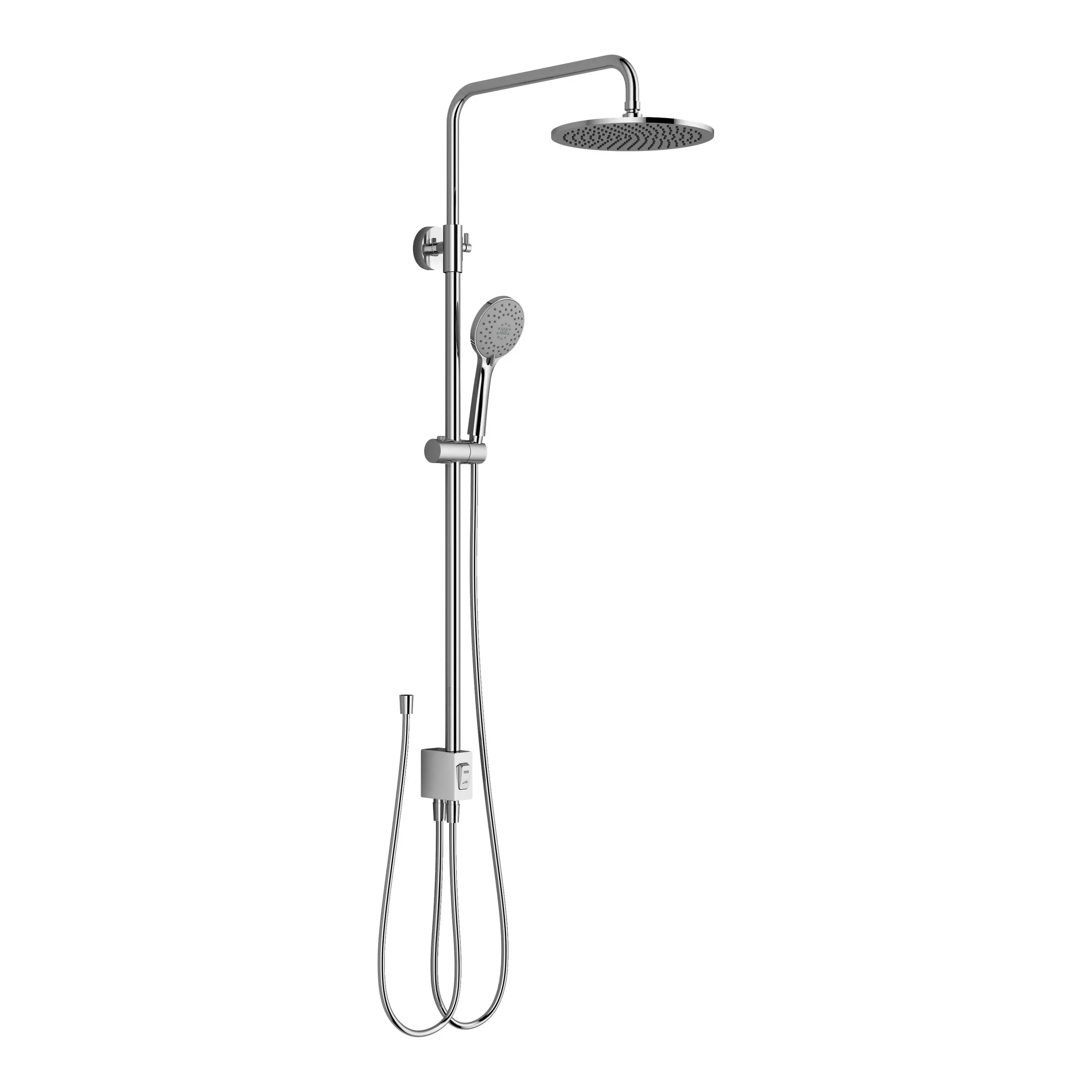 HSK Shower-Set Umsteller „RS 200 AquaSwitch Universal“ für Anschluss an vorhandene Brausearmatur Ausladung 385 mm in chrom