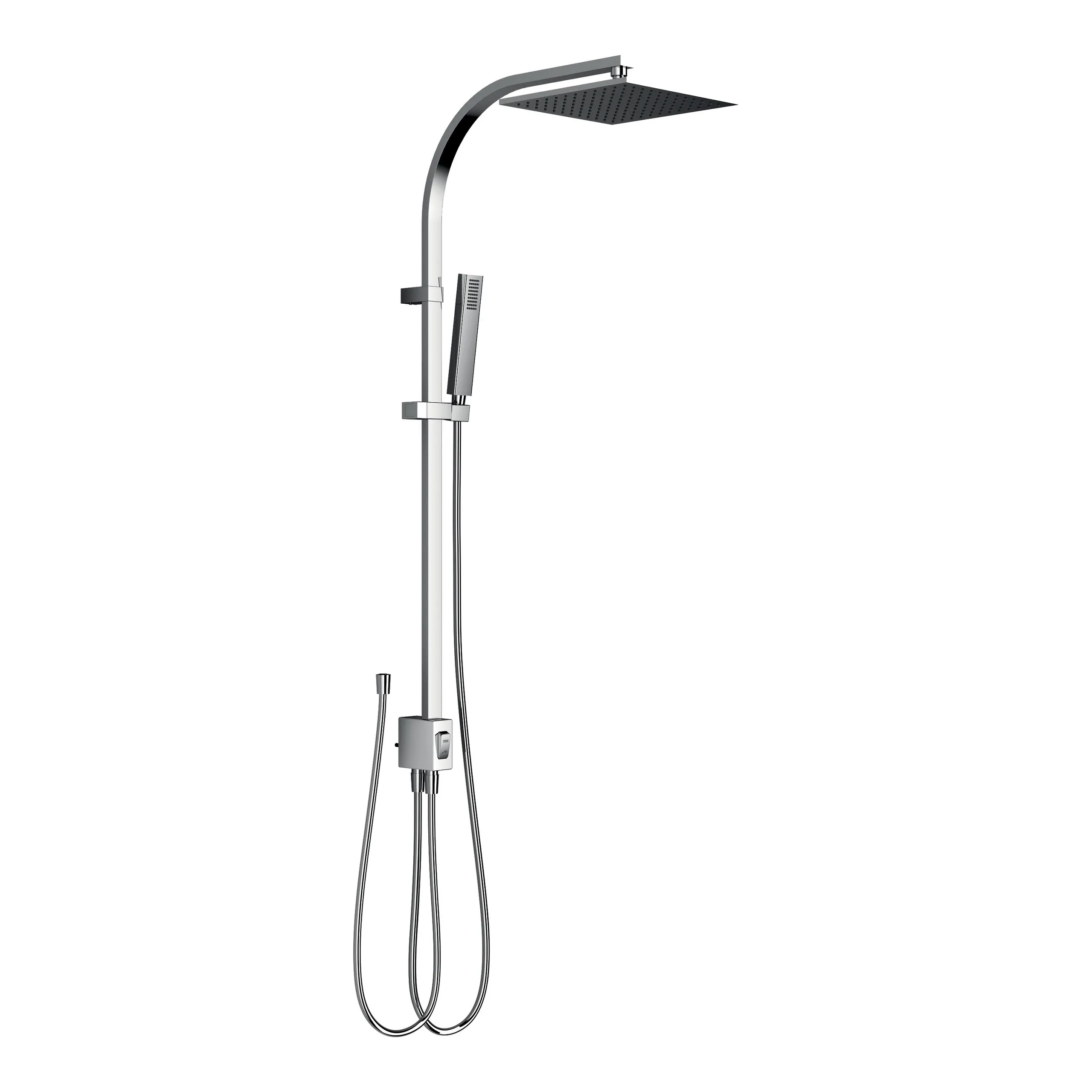 HSK Shower-Set Umsteller „RS 500 AquaSwitch Universal“ für Anschluss an vorhandene Brausearmatur Ausladung 390 mm in chrom