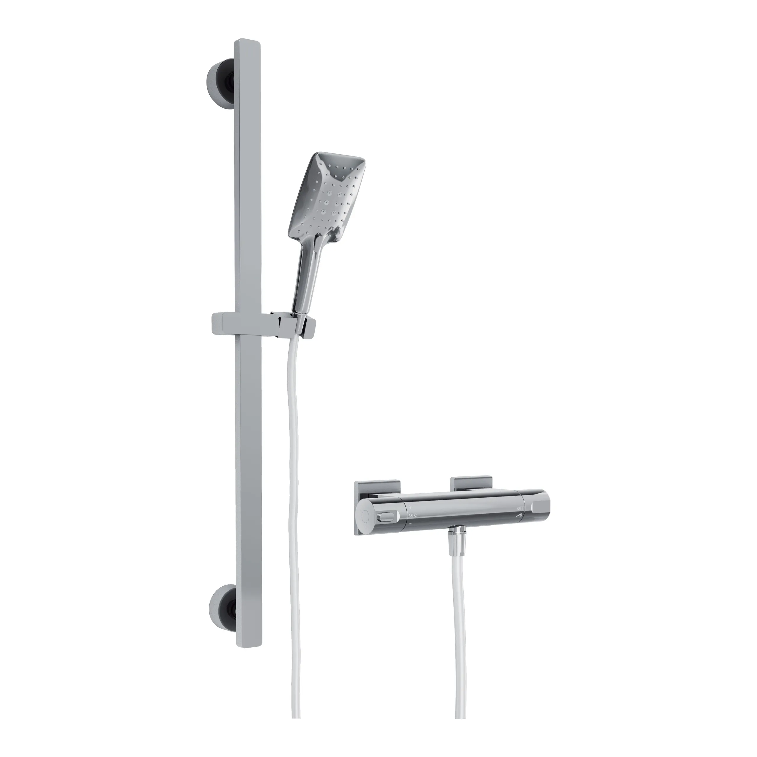 HSK Duschthermostat „Shower-Set“ in chrom