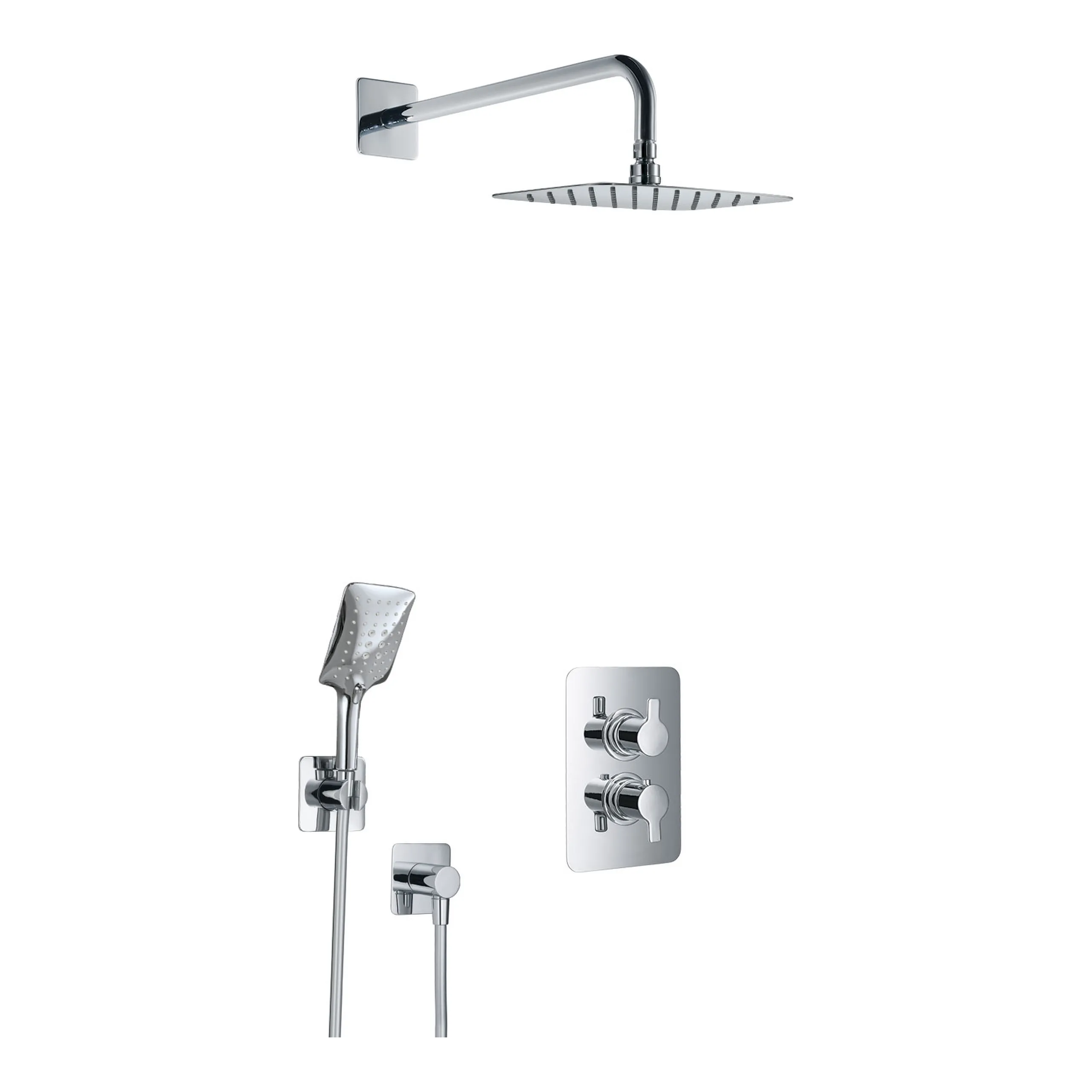 HSK Armatur „Shower-Set“ 2.04 Softcube in chrom