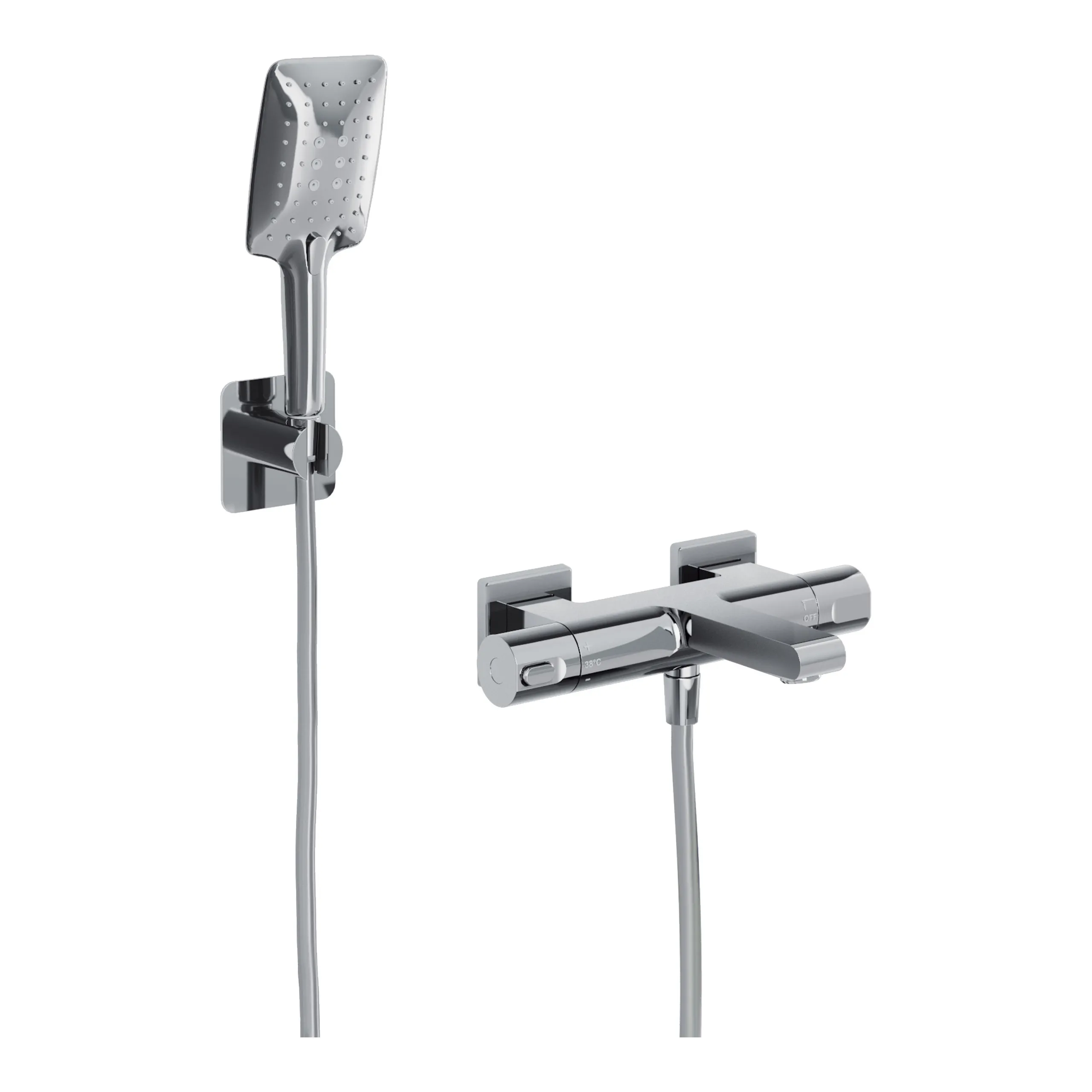 HSK Armatur „Shower-Set“ 2.09 Softcube in chrom