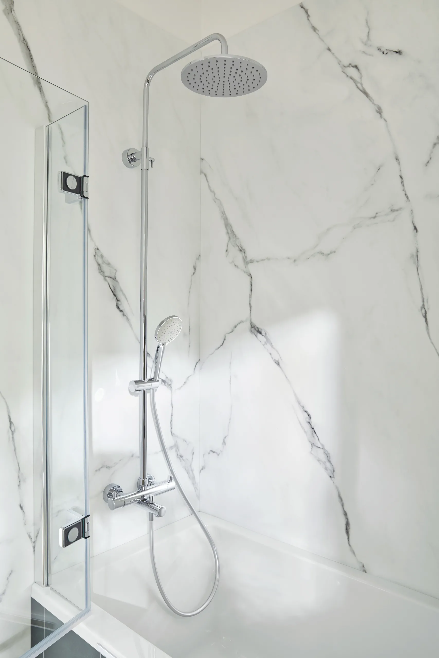 HSK Shower-Set Badewannenthermostat „RS 200“ Ausladung 385 mm in chrom