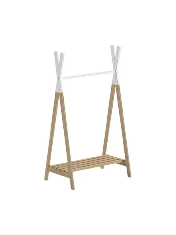 Vipack Kiddy Kleiderständer - Weiß - 74x50x132 cm