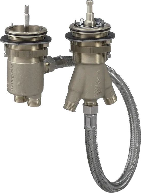 Grundset Wannenrandthermostat für externen Auslauf