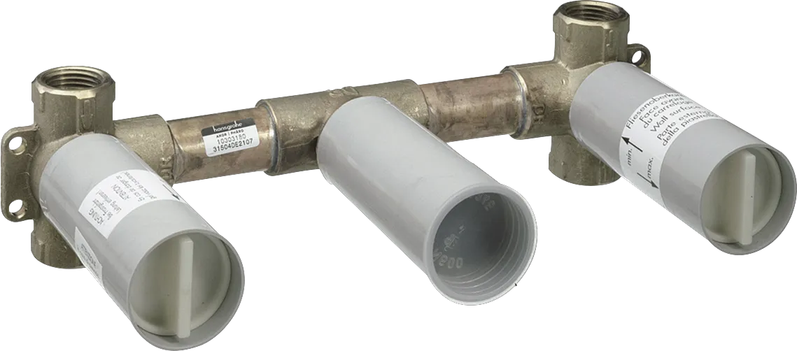 3-Loch Waschtischarmatur Axor Grundkörper Wandversion