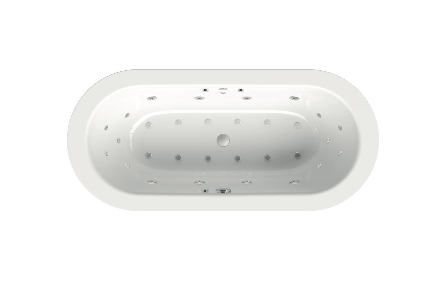 Bette Whirlsystem „BetteAirjet Plus“ in Chrom