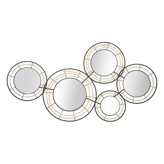 Dekorative Wandpaneele EISENPLATTE MIT SPIEGEL OPORTO CM 111X9,5X59 Mauro Ferretti