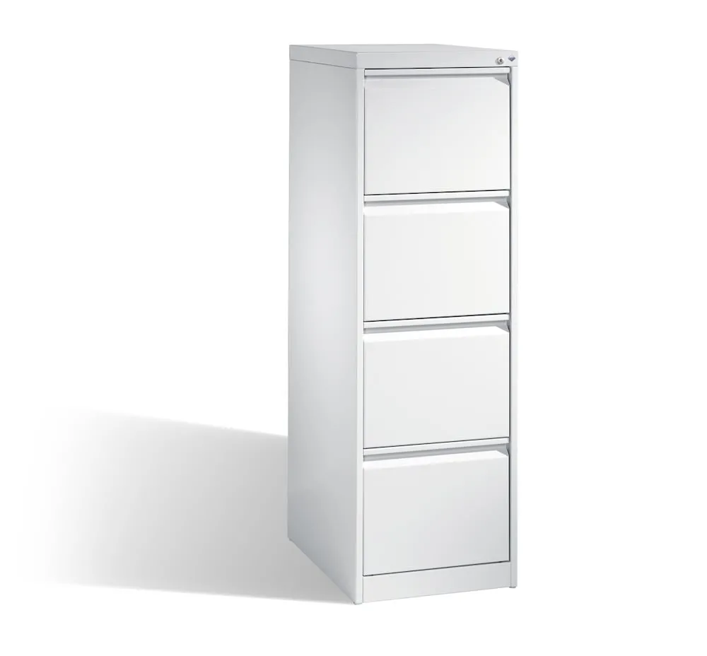 C+P Schubladenschrank Acurado | HxBxT 135,7x43,3x59cm | Lichtgrau