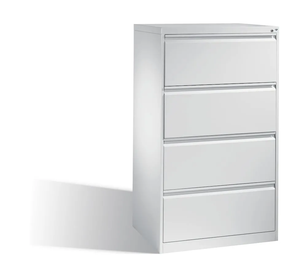 C+P Schubladenschrank Acurado | HxBxT 135,7x78,7x59cm | Lichtgrau