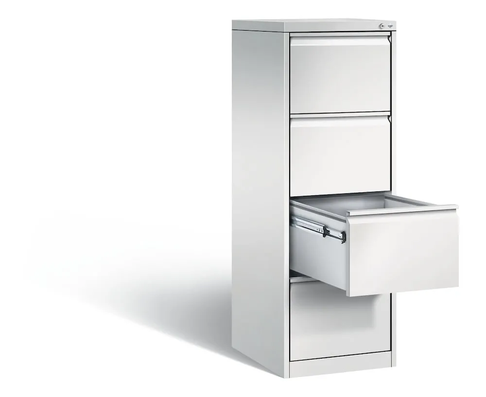 C+P Hängeregistraturschrank Acurado | HxBxT 135,7x43,3x59cm | Lichtgrau