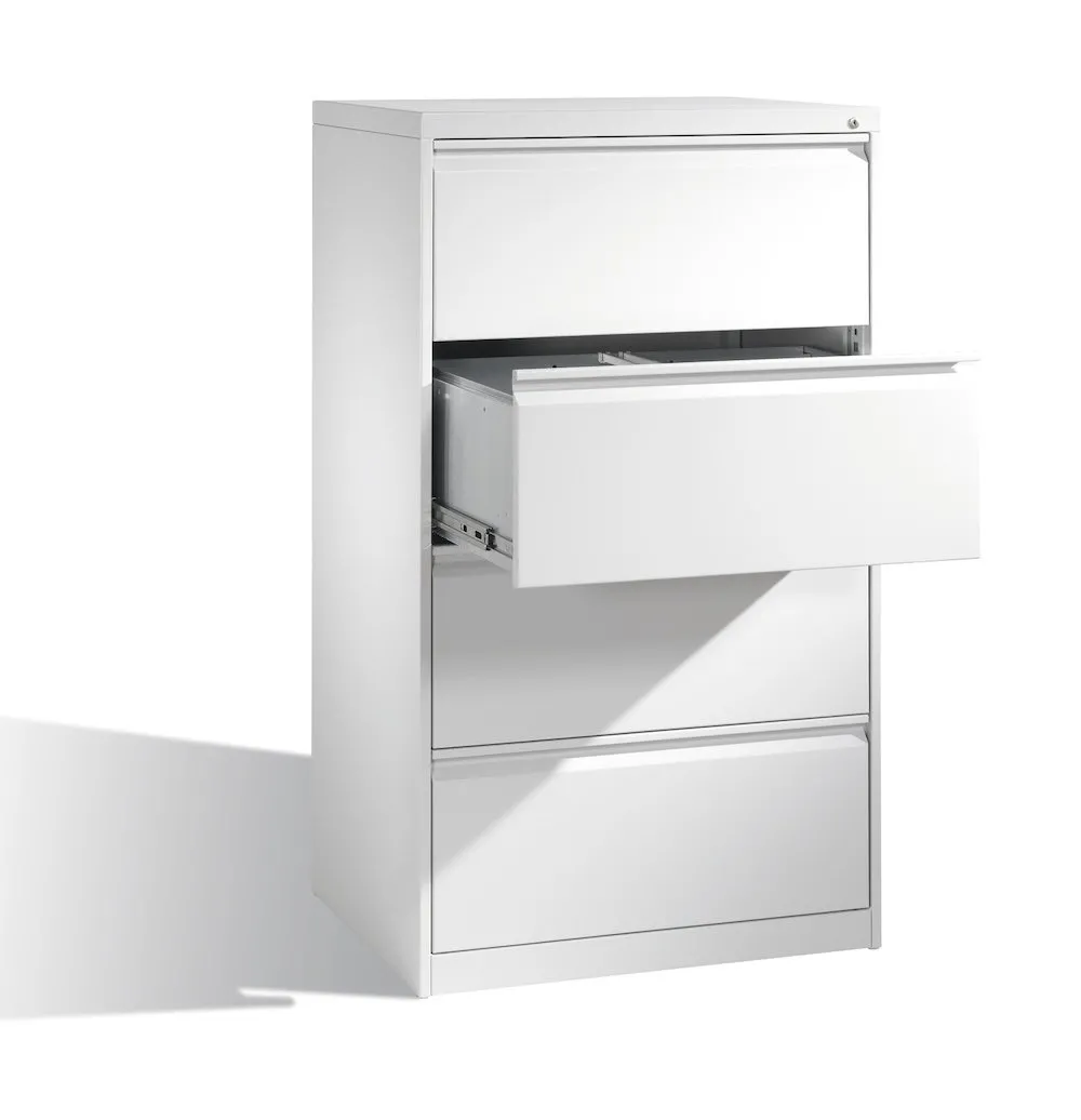 C+P Hängeregistraturschrank Acurado | HxBxT 135,7x78,7x59cm | Lichtgrau