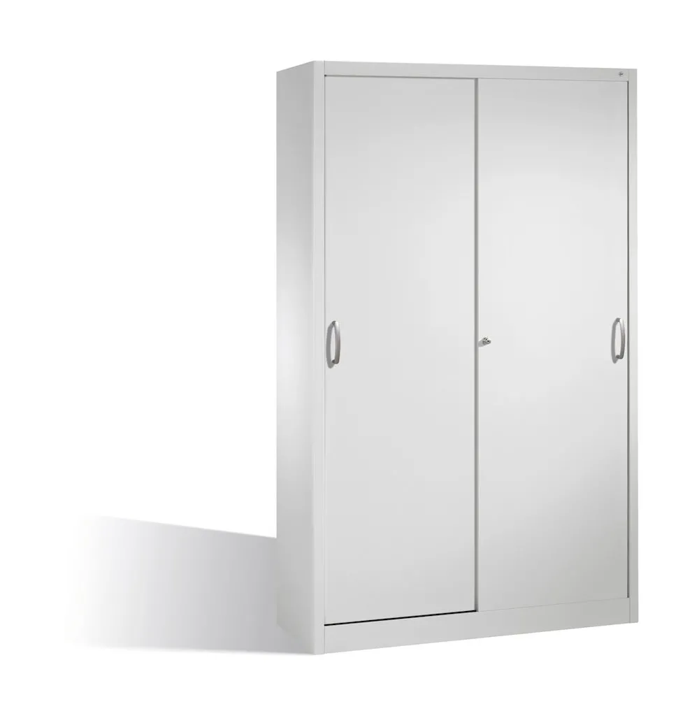 C+P Schiebetürenschrank Acurado-2000 | HxBxT 195x120x40cm | Lichtgrau