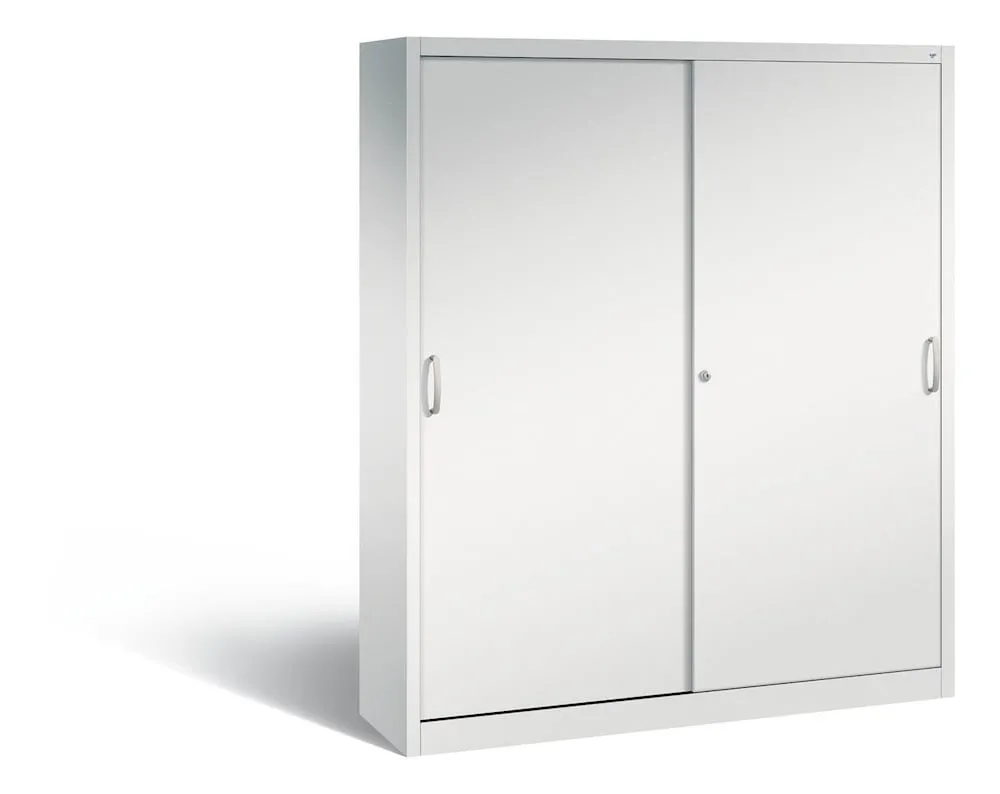 C+P Schiebetürenschrank Acurado-2000 | HxBxT 195x160x40cm | Lichtgrau