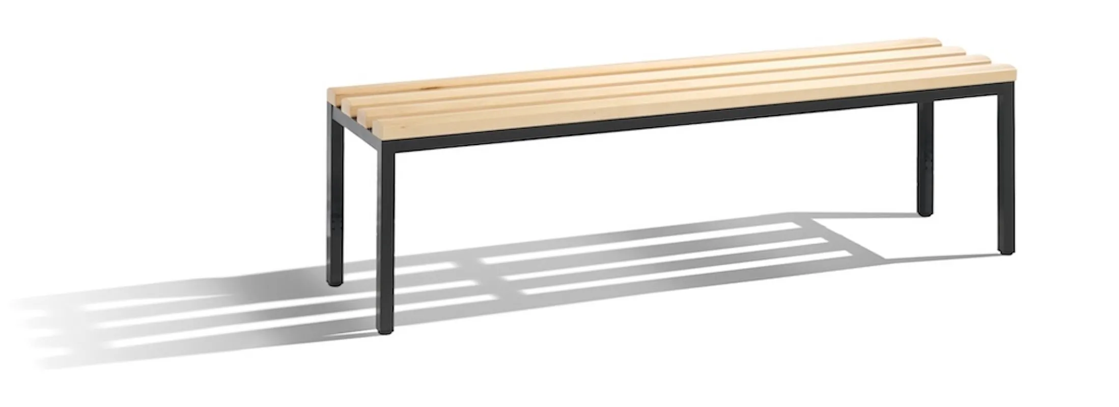 C+P Sitzbank | HxBxT 42x150x35cm | Schwarzgrau