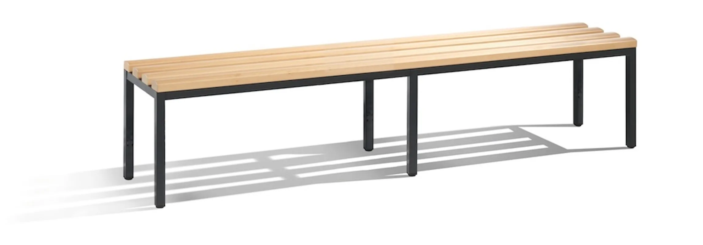 C+P Sitzbank | HxBxT 42x196x35cm | Schwarzgrau