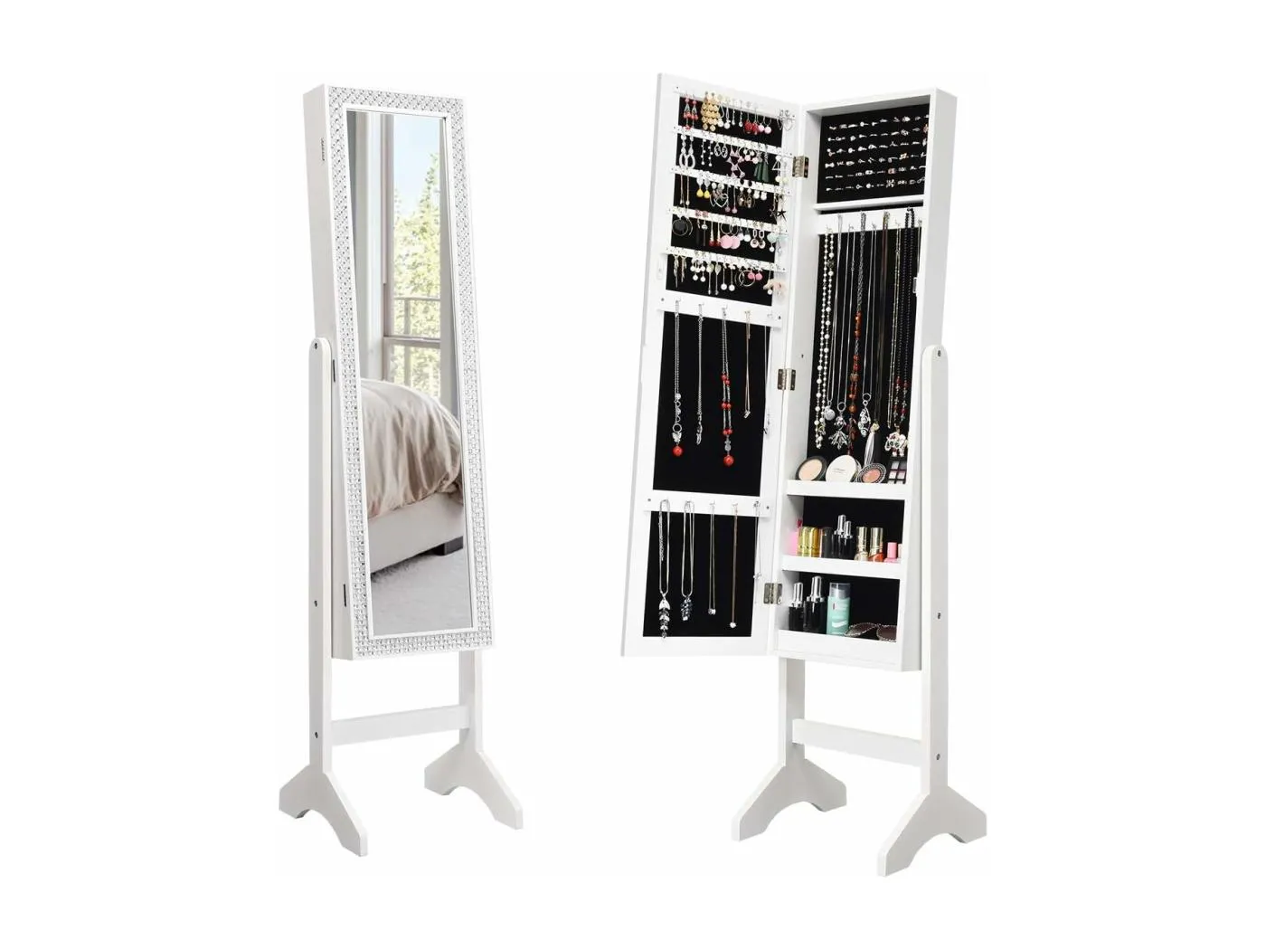 Freistehender Schmuckschrank