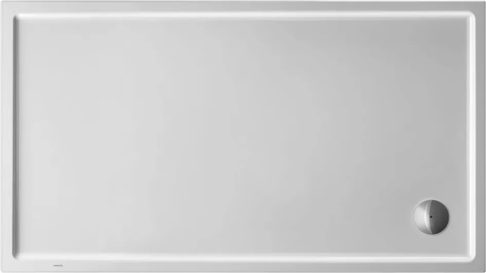 Duravit rechteck Duschwanne „Starck Slimline“ 160 × 90 cm mit Antislip