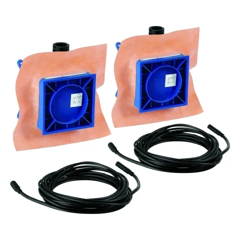 Rohbauset Musikmodule Rainshower F-Series 29413, für den Einbau der Musikmodule 36 360 000, Rohbausets, 2 Verlängerungskabel 5 m, 1 Y-Stück