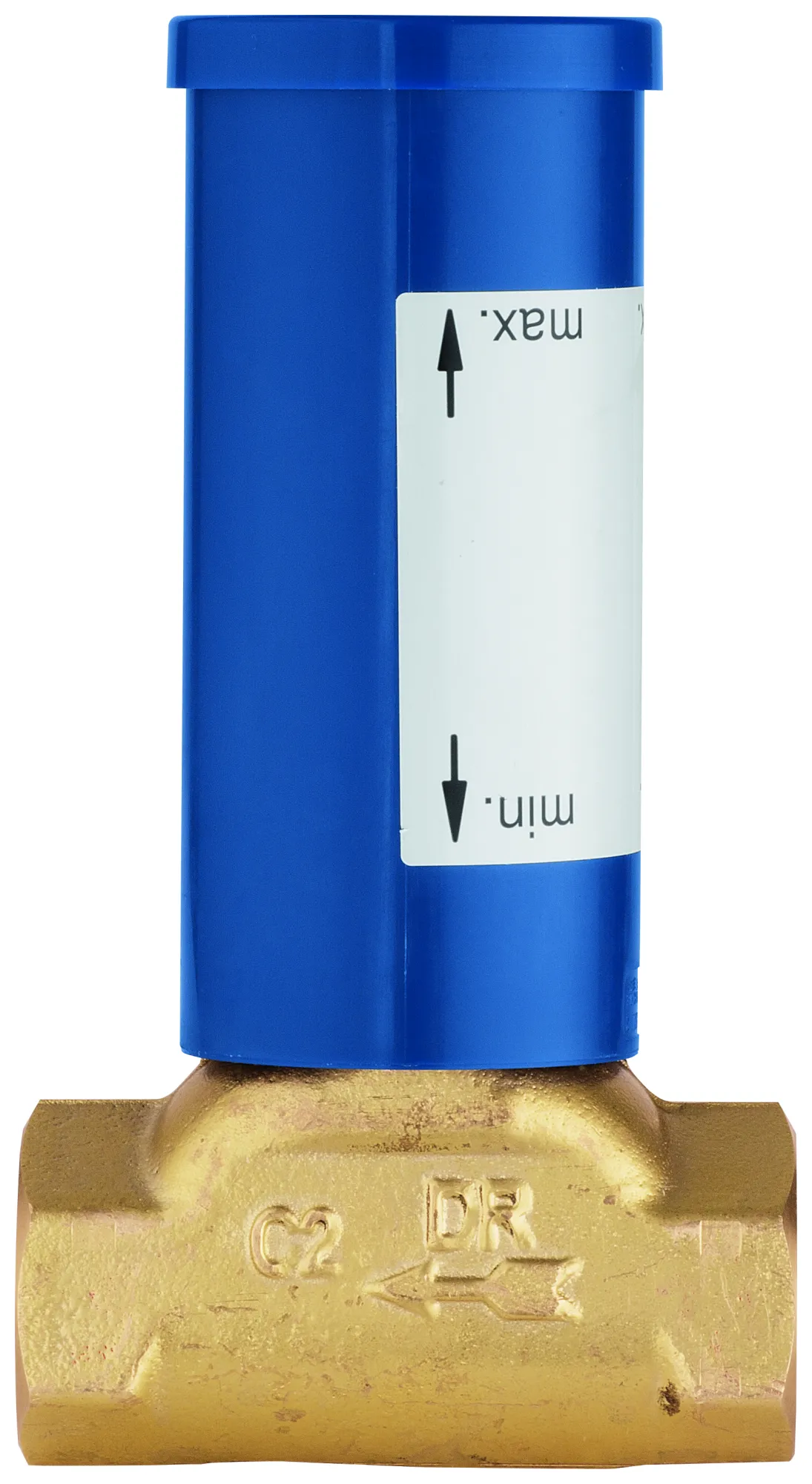 Unterputz-Ventil 29802_2, DN 20, vormontiertes Oberteil 3/4'', kurze Spindel, Gewindeanschluss 3/4'', mit Dichtmanschette, für normgerechte Wanddurchführung bei Wassereinwirkung nach DIN 18534:2017