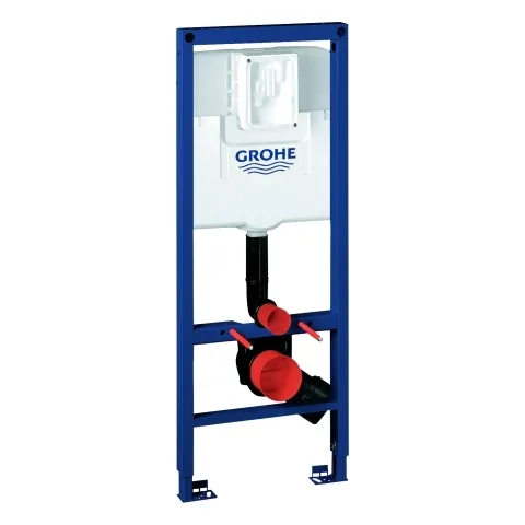 Wand-WC-Element Rapid SL 38675_1, mit Spülkasten 6-9l, 1,13 m Bauhöhe, 0,42 m breit, für Vorwand- oder Ständerwandmontage, behindertengerechte Ausführung, für WCs mit 70 cm Ausladung