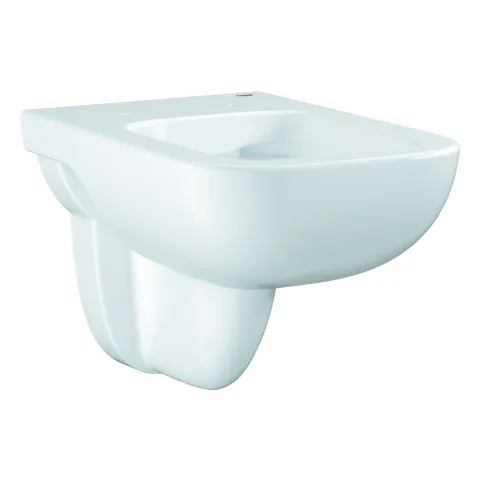 Wand-Tiefspül-WC BauEdge Keramik 39809, für Unterputz-Spülkasten, spülrandlos, Abgang waagerecht, alpinweiß