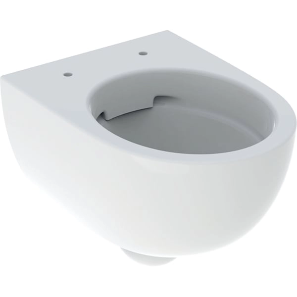 Wand-Tiefspül-WC Compact „Renova Compact“ geschlossene Form 35,5 × 33 × 49 cm in weiß alpin, ohne Spülrand