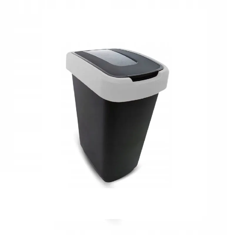 15L CLIP BIN MIT PIVOT HOLE SCHWARZ UND GRAU Ferala