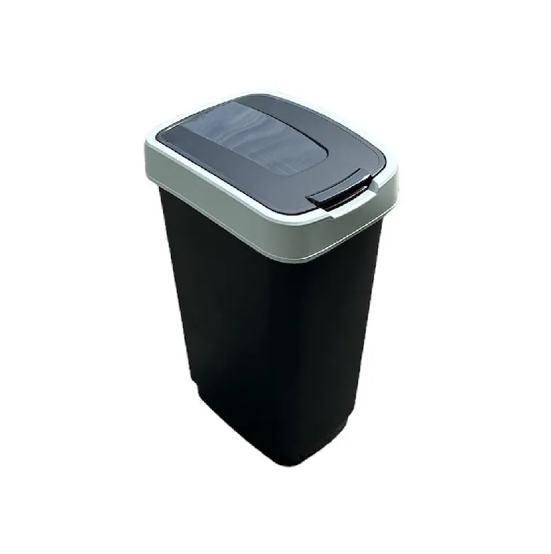 15L CLIP BIN MIT ROLLING CLAP PASTEL GREEN Ferala