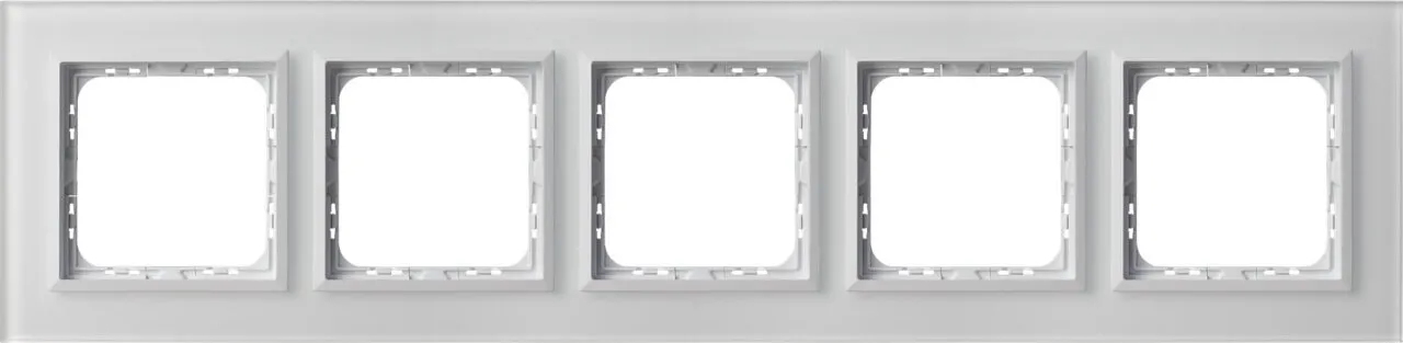 5-facher Rahmen Weißglas mattiert 4mm - R-5RGC/78/00 Sonata Prestige