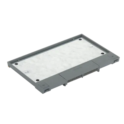 Abdeckung für Bodendose 4- Module SF4xx/1 Ersatzteil) grau Kontakt Simon Connect RSF004/1