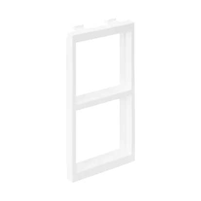 Adapter CIMA für 2 Module K45 (45x45mm) reinweiß horizontal Kontakt Simon Connect S66/9