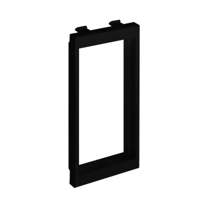 Adapter CIMA für 2 schraubenlose Steckdosen K45 (45x45mm) graphitgrau horizontal Connect S44/14