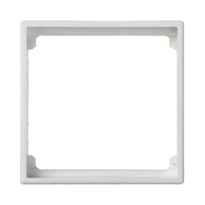 Adapter Simon 500 1 × K45 50 × 50mm reinweiß Kontakt Simon Connect 50012088-030