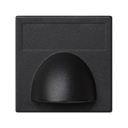 Anschlusstafel K45 Winkel direkt 45 × 45mm Graugraphit Simon Connect K10/14