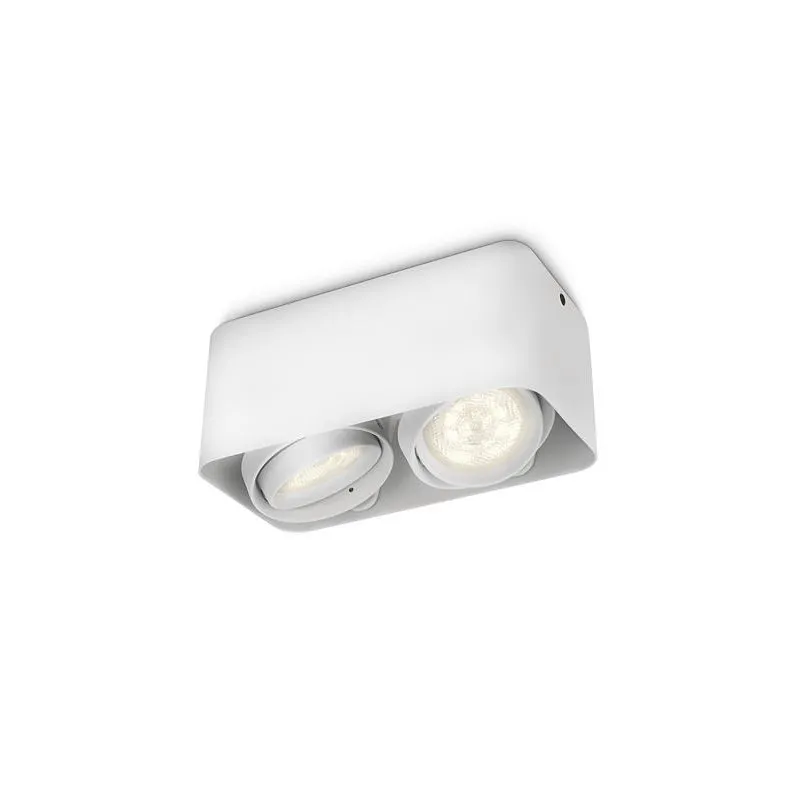 Aufbauleuchte myLiving Afzelia LED, 2x4,5W, warmweiß Philips