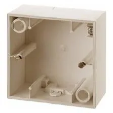 Aufputz-Gehäuse 1fach S.1 cremig, glänzend -5310419902 Berker