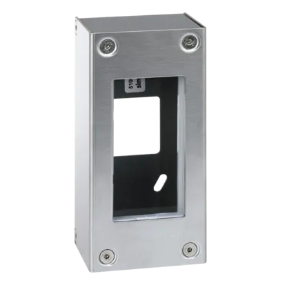 Aufputzgehäuse S500 METALL 1 Modul 2x K45 Simon Connect 51000011-036