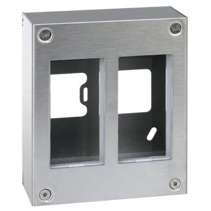 Aufputzgehäuse S500 METALL 2 Modul 4x K45 Simon Connect 51000012-036