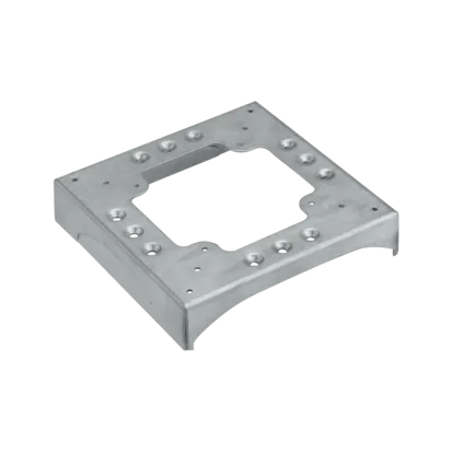 Basis DCS ALU 1 Nute 130x18 und 3 Nuten 85x18 Edelstahl Kontakt Simon Connect KTA813/8