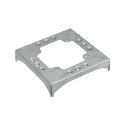 Basis DCS ALU 1 Nute 85x18 und 3 Nuten 130x18 Edelstahl Kontakt Simon Connect KTA831/8