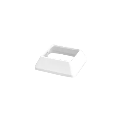 Basisabdeckung von Säule und Minisäule einseitig (Ersatzelement) reinweiß Connect AL1115/9