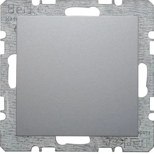 Blindverschluss mit Zentralstück B.7 alu, matt 6710091404 HAGER