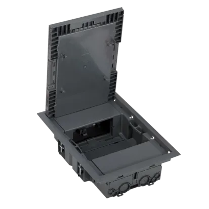 Bodendose 4x K45 + 2x K45/2 grau Kontakt Simon Connect KF200/1