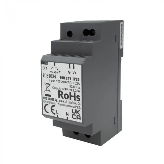 DIN-Schienen-Stromversorgung PREMIUM 24V 30W Eco Light