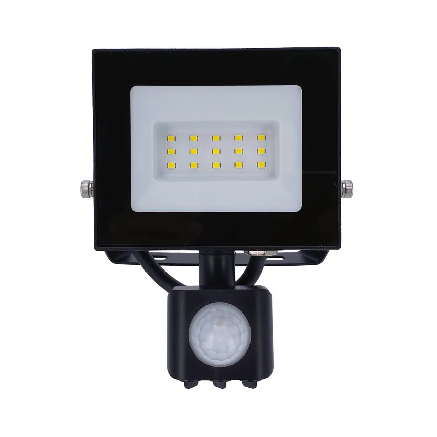DORAN LED-Fluter 10W mit Sensor, 4000K farblos, 735lm, IP65, 220-240V EDO777674 EDO Solutions
