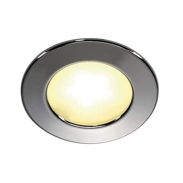 Deckeneinbauleuchte, DL 126 LED Chrom, 3W ciepły 12V SLV 112222