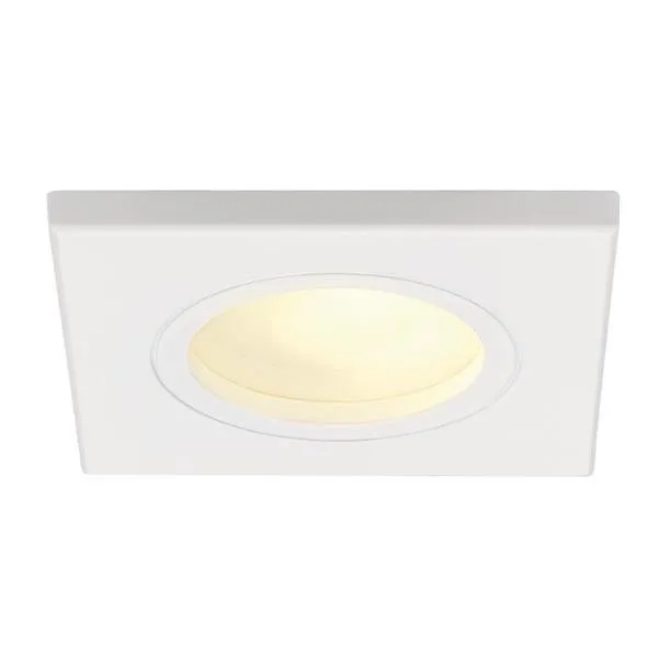 Deckeneinbauleuchte Dolix Out MR16 SQUARE IP65 weiß SLV 111121