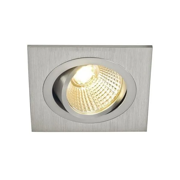 Deckeneinbauleuchte Halogen New TRIA LED DL, Aluminium gebürstet, 6W, 2700K 38° SLV 113886